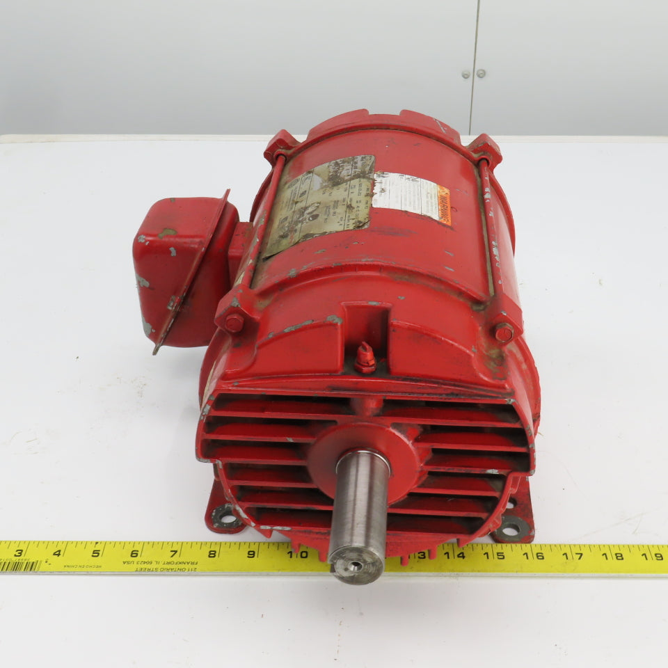 U.S. Electrical T528A 3HP AC Motor 1765RPM 200V 3PH 182T Frame 9.6A 60HZ