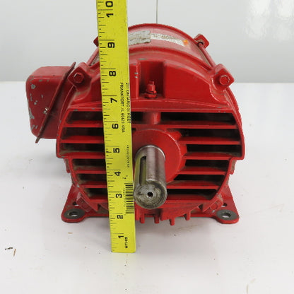 U.S. Electrical T528A 3HP AC Motor 1765RPM 200V 3PH 182T Frame 9.6A 60HZ