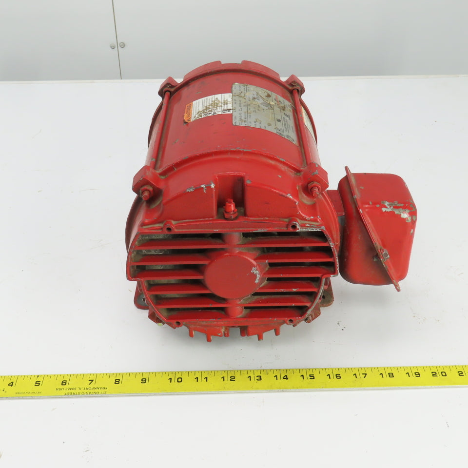 U.S. Electrical T528A 3HP AC Motor 1765RPM 200V 3PH 182T Frame 9.6A 60HZ