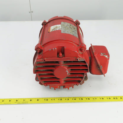 U.S. Electrical T528A 3HP AC Motor 1765RPM 200V 3PH 182T Frame 9.6A 60HZ