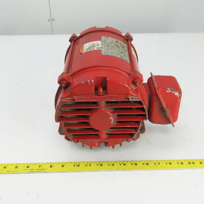 U.S. Electrical T528A 3HP AC Motor 1765RPM 200V 3PH 182T Frame 9.6A 60HZ