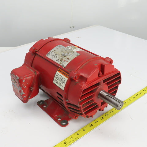 U.S. Electrical T528A 3HP AC Motor 1765RPM 200V 3PH 182T Frame 9.6A 60HZ