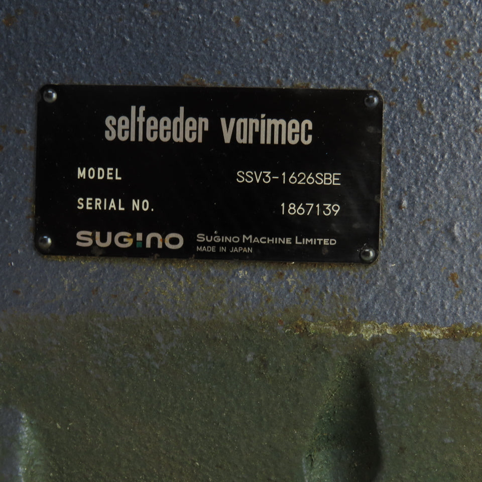 Sugno SSV3-1626SBE Varimec Drilling Head AC Servo Motor 2650RPM 200mm Stroke