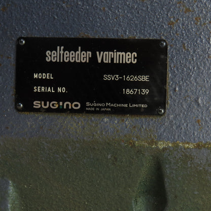 Sugno SSV3-1626SBE Varimec Drilling Head AC Servo Motor 2650RPM 200mm Stroke