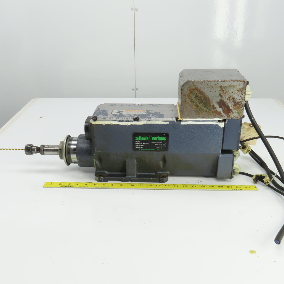 Sugno SSV3-1626SBE Varimec Drilling Head AC Servo Motor 2650RPM 200mm Stroke