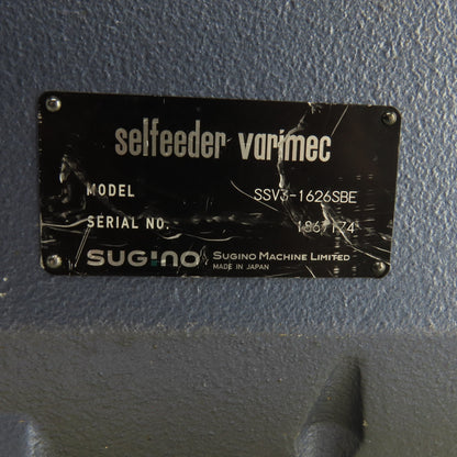 Sugno SSV3-1626SBE Varimec Drilling Head AC Servo Motor Parts/Repair