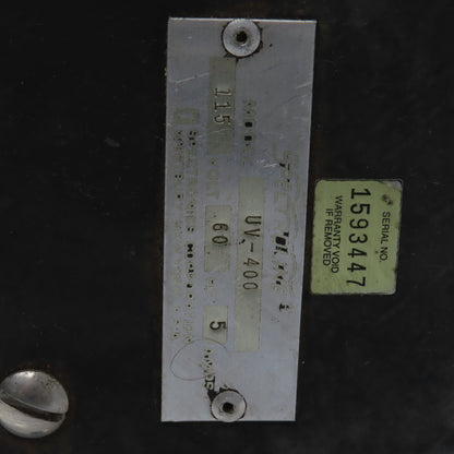 Spectroline UV-400 SuperFlood UV-A Lamp Concentrated-Beam Reflector 115V 5A 1PH