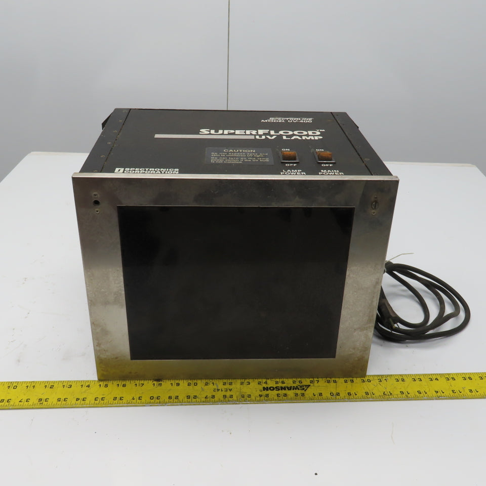 Spectroline UV-400 SuperFlood UV-A Lamp Concentrated-Beam Reflector 115V 5A 1PH