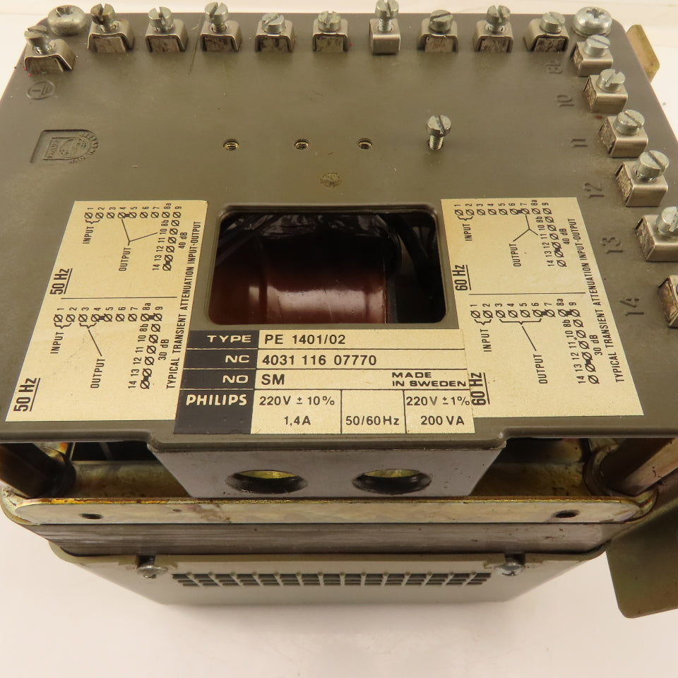 Philips PE 1401/02 220V 200vA 50/60Hz Signal Conditioner