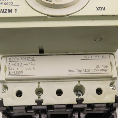 Moeller NZM1 600V 63A Rotary Disconnect Operator In 12x12x6" Enclosure