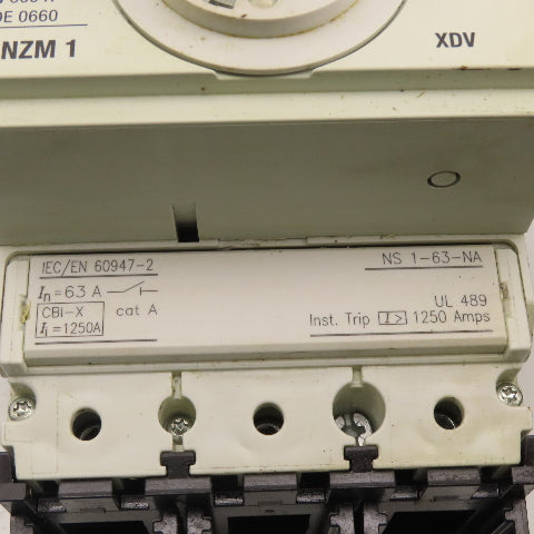 Moeller NZM1 600V 63A Rotary Disconnect Operator In 12x12x6" Enclosure