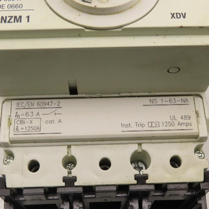 Moeller NZM1 600V 63A Rotary Disconnect Operator In 12x12x6" Enclosure
