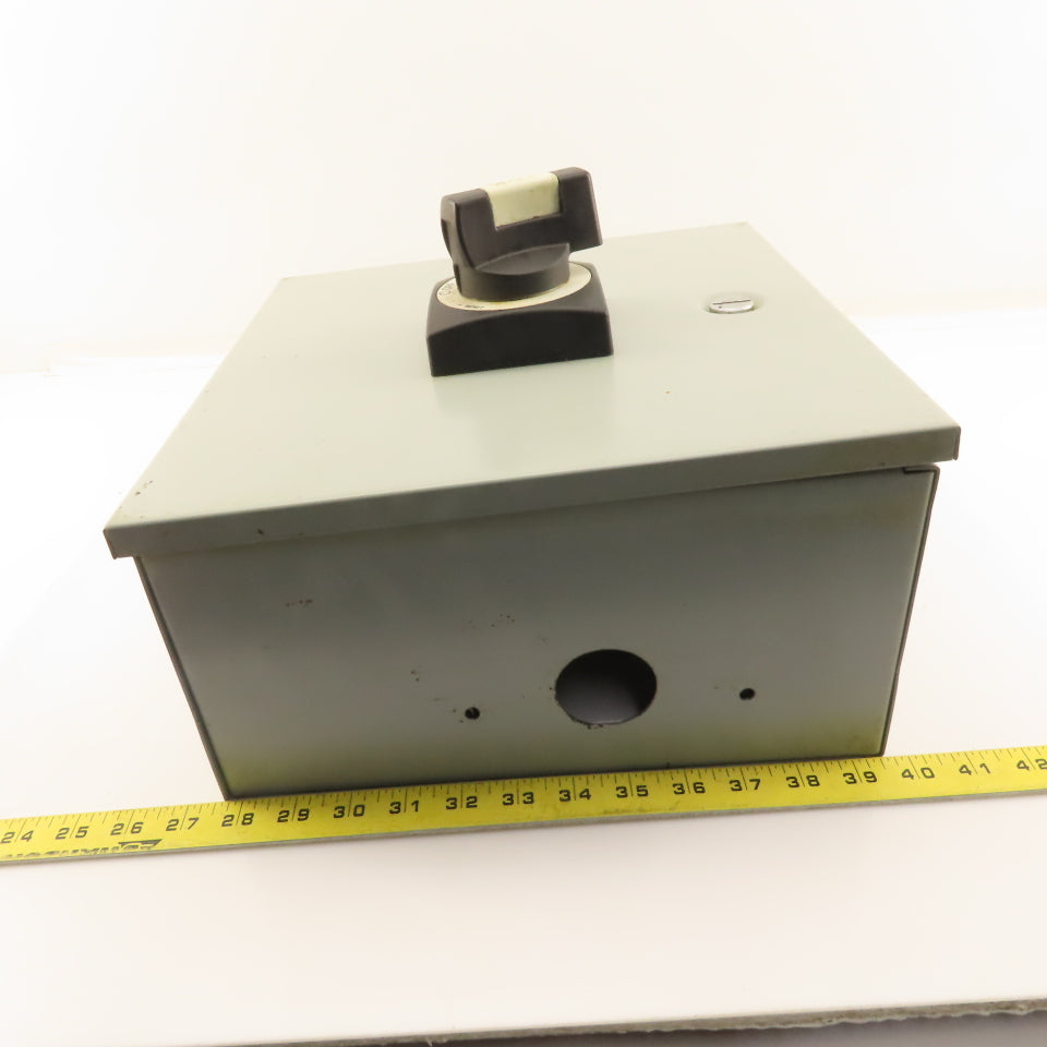 Moeller NZM1 600V 63A Rotary Disconnect Operator In 12x12x6" Enclosure