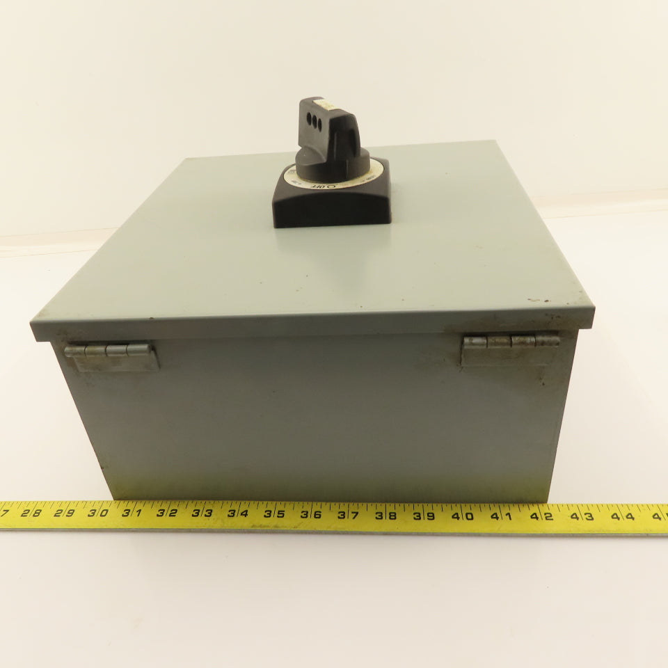 Moeller NZM1 600V 63A Rotary Disconnect Operator In 12x12x6" Enclosure