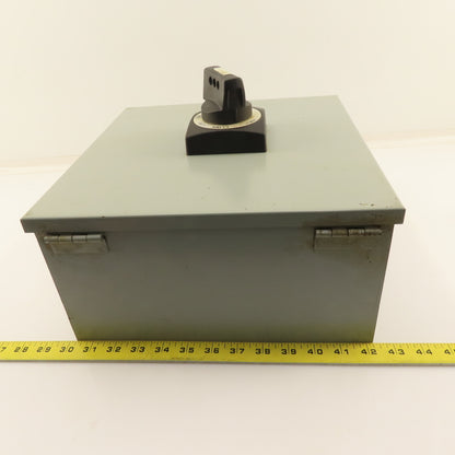 Moeller NZM1 600V 63A Rotary Disconnect Operator In 12x12x6" Enclosure