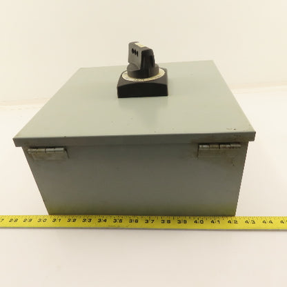 Moeller NZM1 600V 63A Rotary Disconnect Operator In 12x12x6" Enclosure