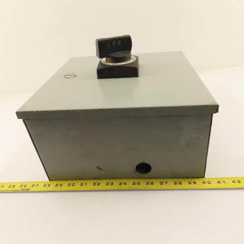 Moeller NZM1 600V 63A Rotary Disconnect Operator In 12x12x6" Enclosure