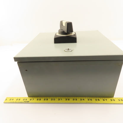 Moeller NZM1 600V 63A Rotary Disconnect Operator In 12x12x6" Enclosure