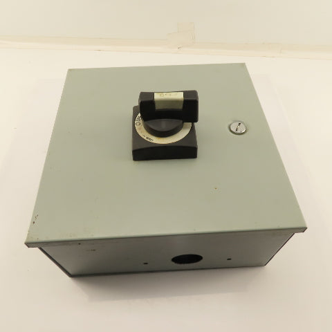 Moeller NZM1 600V 63A Rotary Disconnect Operator In 12x12x6" Enclosure