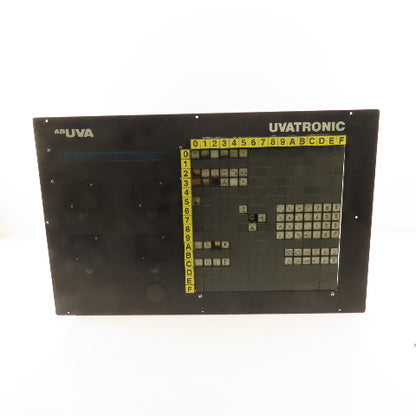 UVA Uvatronic 10MD CNC Grinding Center Operator Control Keypad Screen