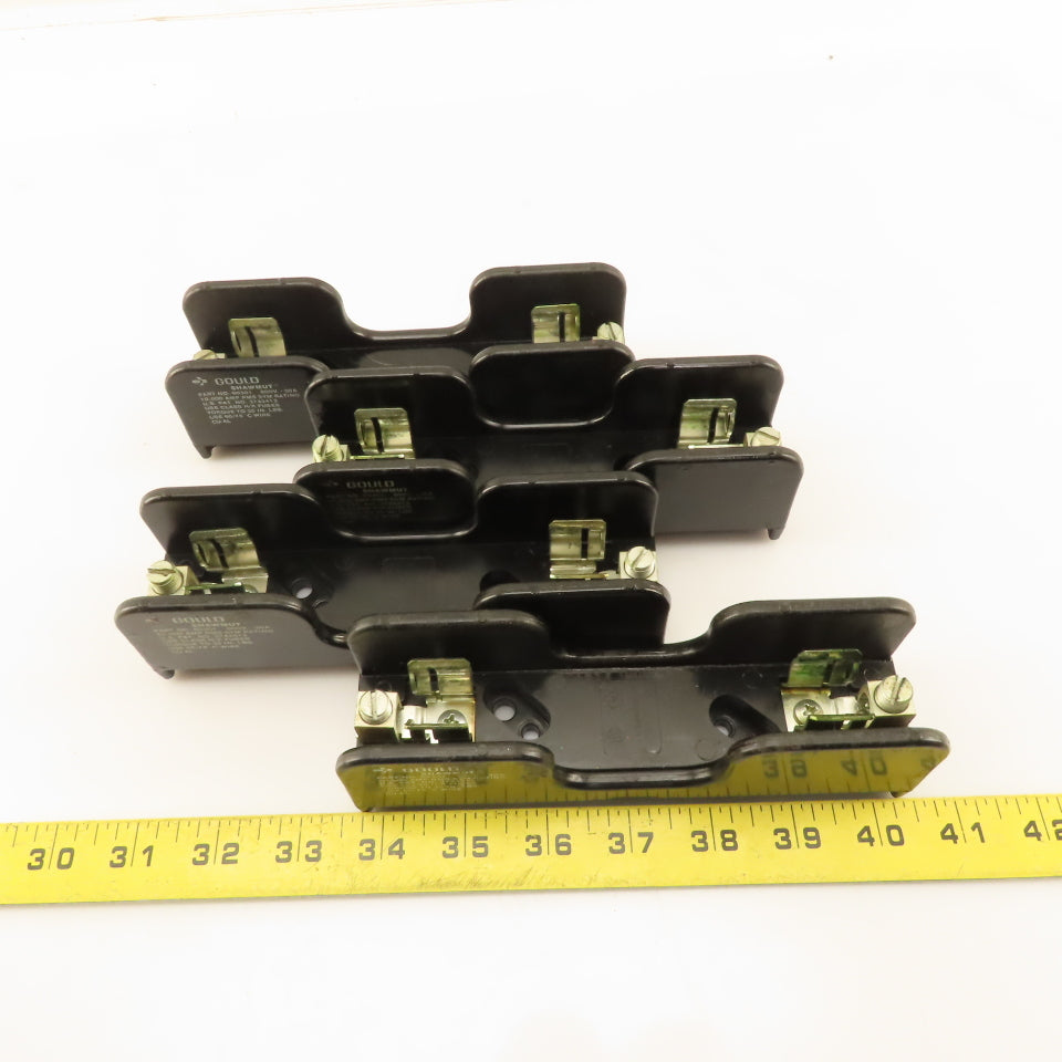 Gould Shawmut 60301 600V 30A H/K Class Fuse Holder Lot Of 4