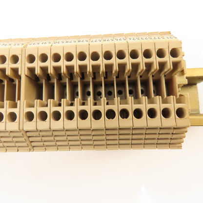 Weidmuller WDU 2.5 Din Mount Terminal Block 600V Lot Of 80