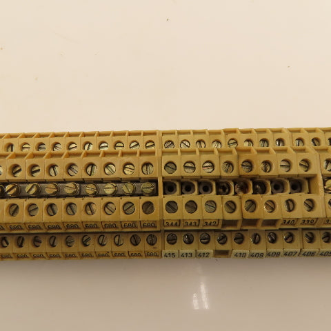 Weidmuller DK4/35 380V 2 Level Din Mount Terminal Block Lot Of 60