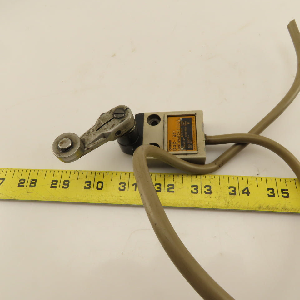 Omron D4C-1220 5A 250V Roller Rocker Lever Arm Limit Switch
