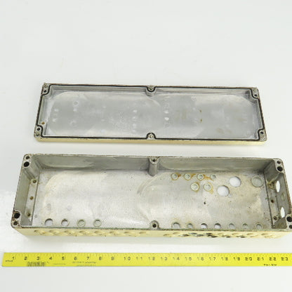 6-1/4" W x 22" L x 3-3/4 D" Machine Electrical Junction Box