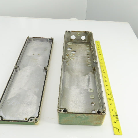 6-1/4" W x 22" L x 3-3/4 D" Machine Electrical Junction Box