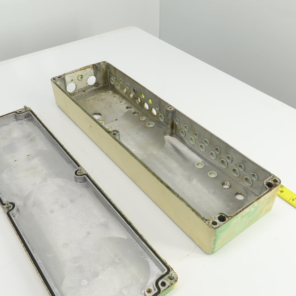 6-1/4" W x 22" L x 3-3/4 D" Machine Electrical Junction Box