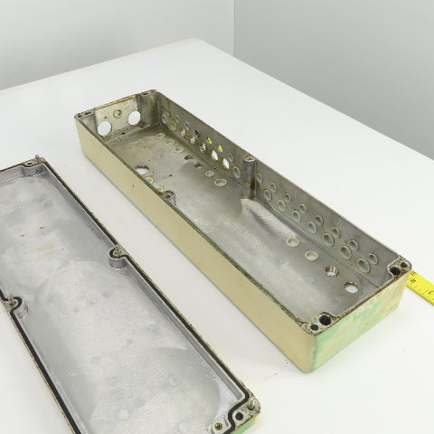 6-1/4" W x 22" L x 3-3/4 D" Machine Electrical Junction Box