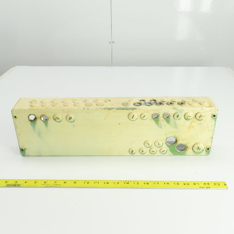 6-1/4" W x 22" L x 3-3/4 D" Machine Electrical Junction Box