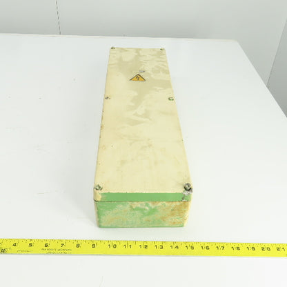 6-1/4" W x 22" L x 3-3/4 D" Machine Electrical Junction Box
