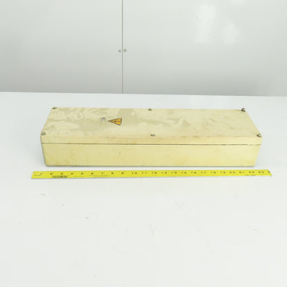 6-1/4" W x 22" L x 3-3/4 D" Machine Electrical Junction Box