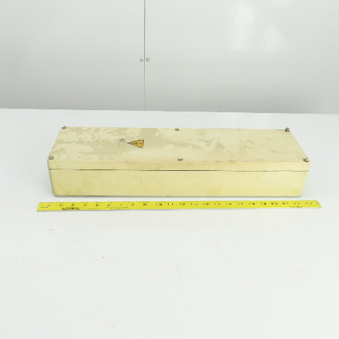 6-1/4" W x 22" L x 3-3/4 D" Machine Electrical Junction Box