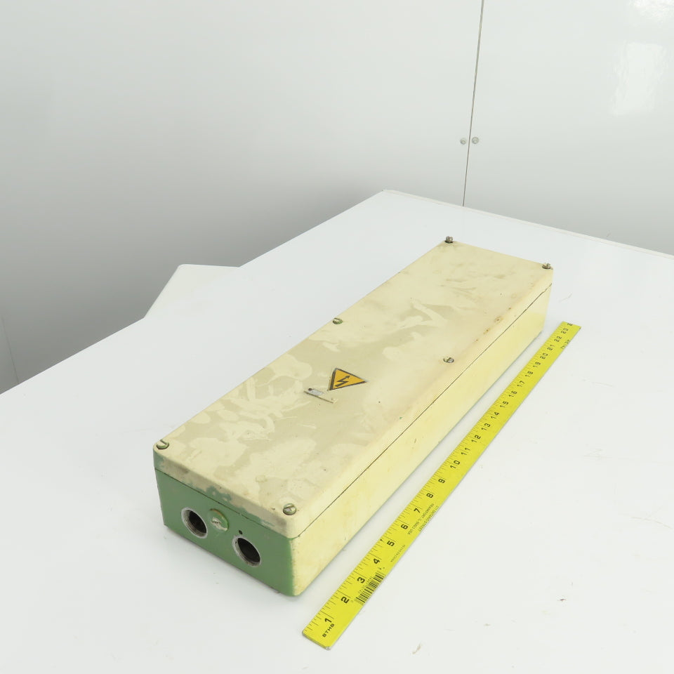 6-1/4" W x 22" L x 3-3/4 D" Machine Electrical Junction Box