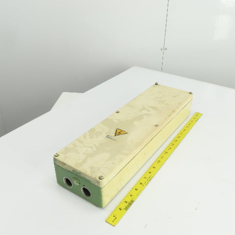 6-1/4" W x 22" L x 3-3/4 D" Machine Electrical Junction Box