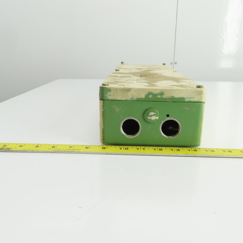 6-1/4" W x 22" L x 3-3/4 D" Machine Electrical Junction Box