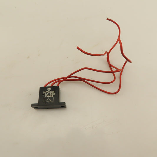 Nisshin SQ250503F 0.5uF 50Ohm 250VAC Spark Quencher Suppressor