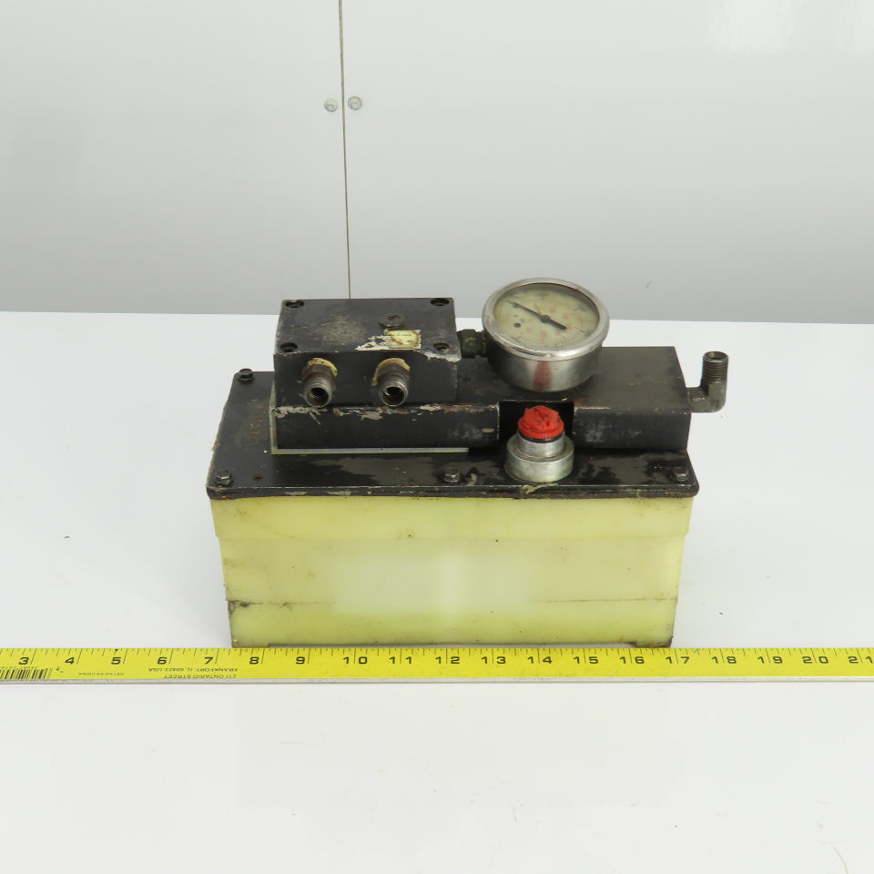 Hytec 100987 Air/Hydraulic Single Stage Pump Model G 4800 PSI