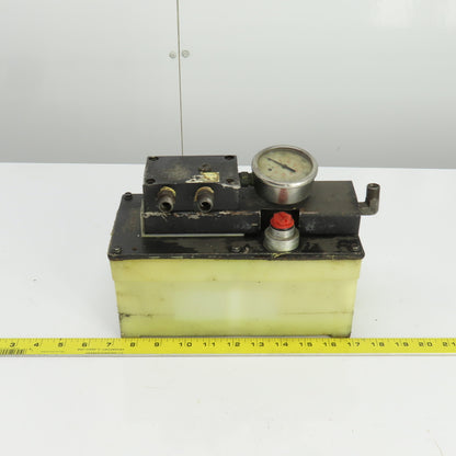 Hytec 100987 Air/Hydraulic Single Stage Pump Model G 4800 PSI