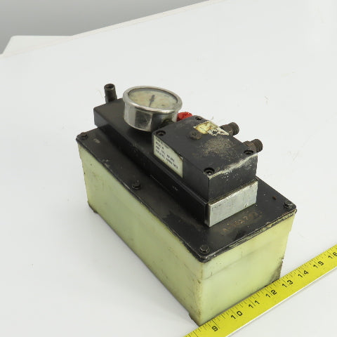 Hytec 100987 Air/Hydraulic Single Stage Pump Model G 4800 PSI