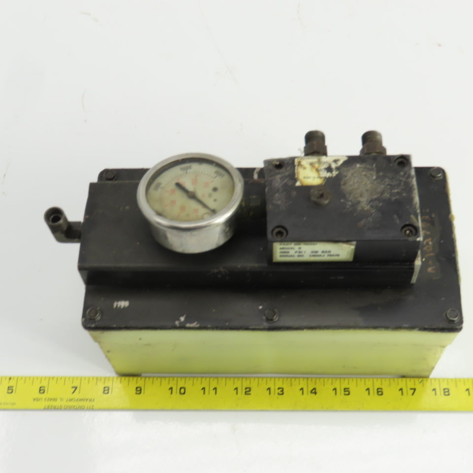 Hytec 100987 Air/Hydraulic Single Stage Pump Model G 4800 PSI