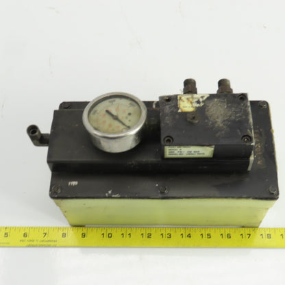 Hytec 100987 Air/Hydraulic Single Stage Pump Model G 4800 PSI