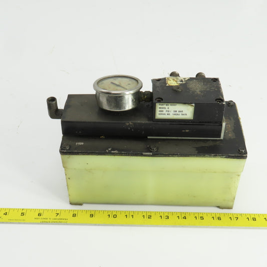 Hytec 100987 Air/Hydraulic Single Stage Pump Model G 4800 PSI