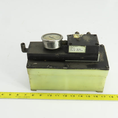 Hytec 100987 Air/Hydraulic Single Stage Pump Model G 4800 PSI