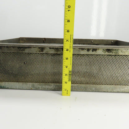 21" L x 11" W x 5-3/4" D Aluminum Strainer