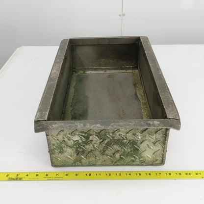 21" L x 11" W x 5-3/4" D Aluminum Strainer