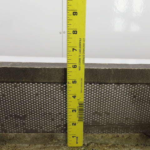 21" L x 11" W x 5-3/4" D Aluminum Strainer